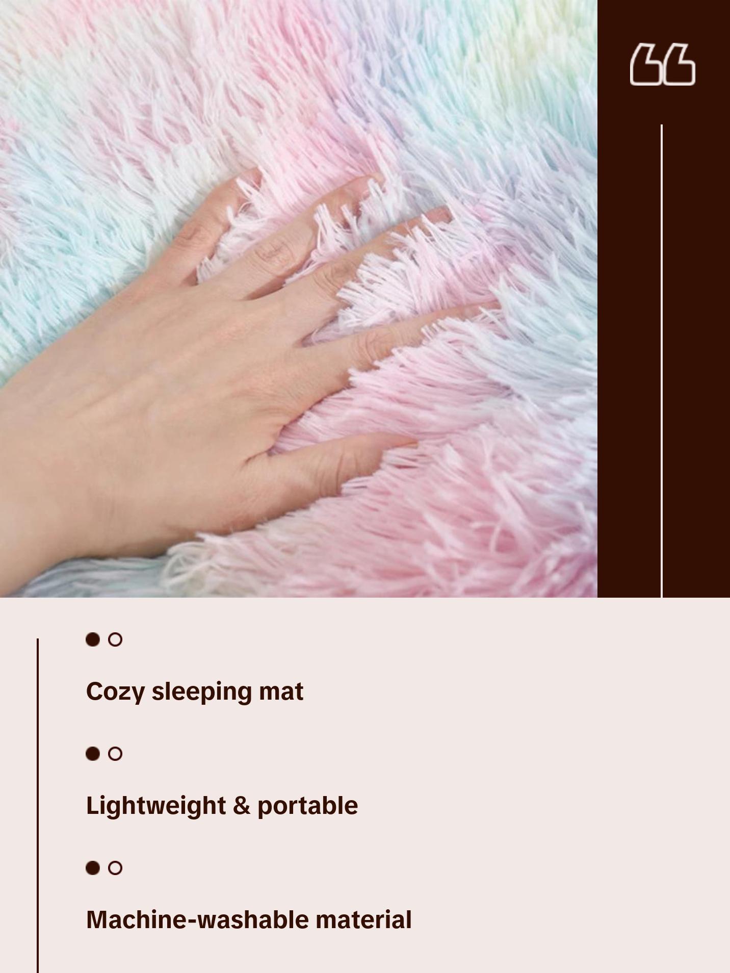 Plush Cat Bed Mats Round Pet Bed for Cats Small Dogs Soft Fleece Pet Sleeping Mat Kitten Puppy Nest Pet Cushion Cat Accessories