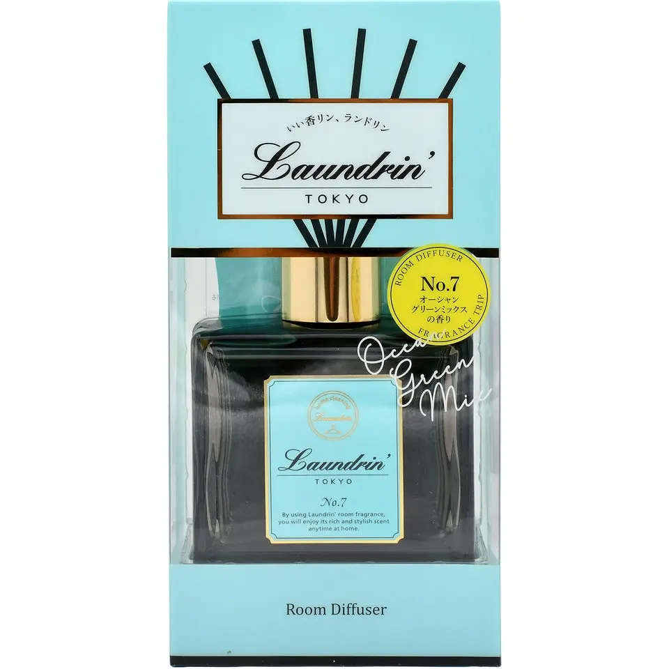 Laundrin Botanical Room Diffuser Fragrance Tiffany No.7 Refillable 2.7 fl oz (80ml)