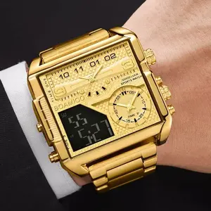 Boamigo Gold Square Dial Watch