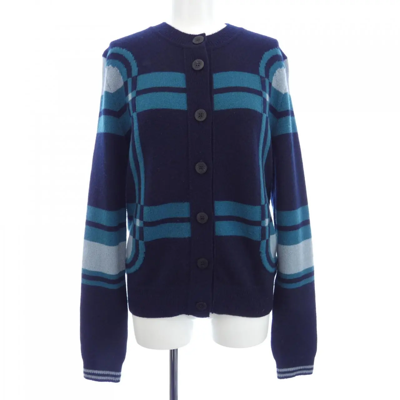 Pre-owned HERMÈS Cashmere Small Leather Goods Hermes Cardigan