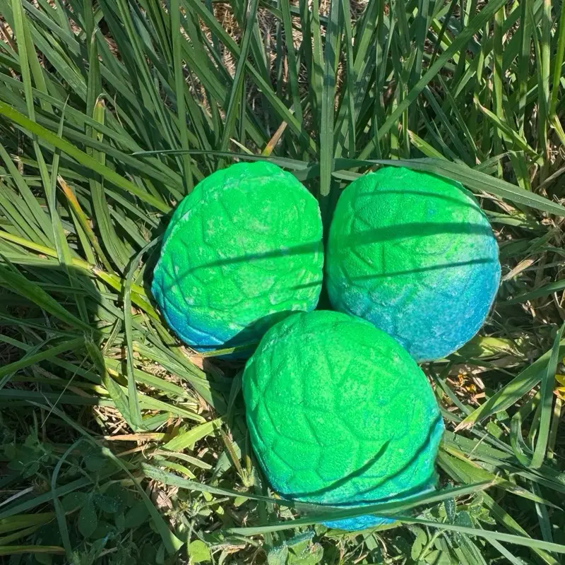 Jumbo Dragon Egg Bath Bomb 3D Toy Surprise - Green and Blue Bath Bomb