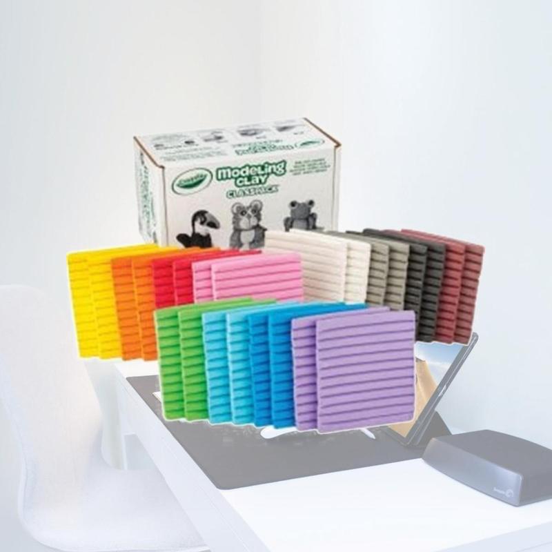 Binney & Smith & Crayola CYO Modeling Clay, Non Hardening & 12 Colors