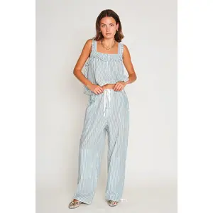 Striped Parachute Pants