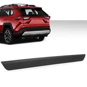 Fit For 2019-2022 Toyota RAV4 Black Molding Tailgate Liftgate Finish Trim