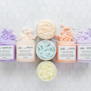 Watermelon Lemonade Whipped Sugar Scrub | Exfoliating Body Polish for Soft Glowing Skin | 10 oz
