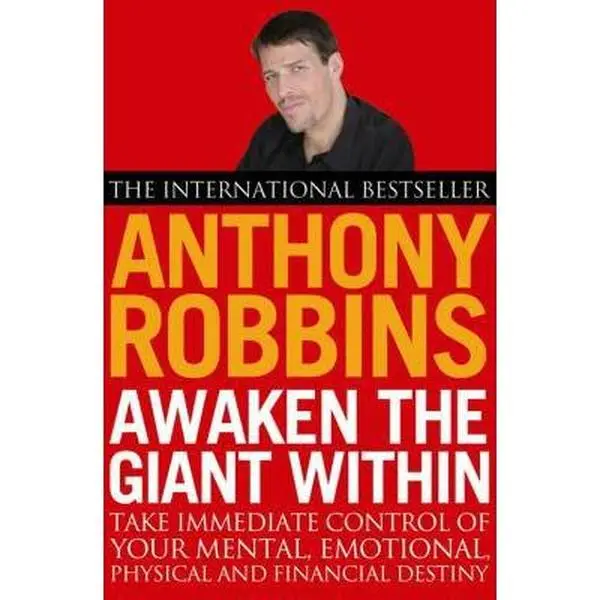 USED Book - Awaken the Giant within: How to Take Immediate Control of Your Mental@@ Emotional@@ Physical and Financial Life by Tony Robbins (Paperback) - english