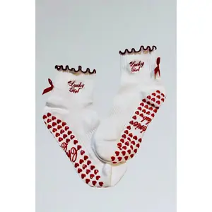 Lucky Girl Grip Socks