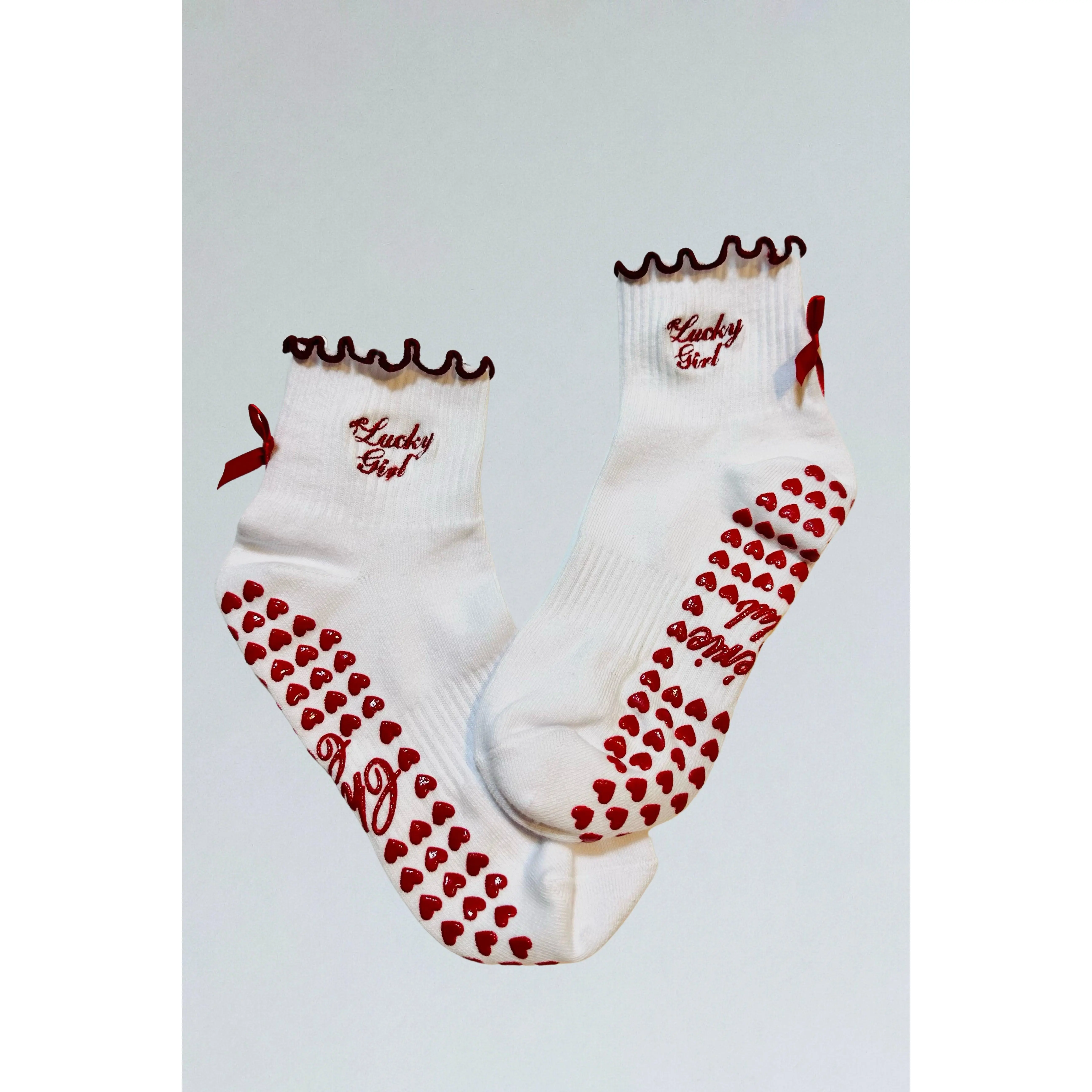 Lucky Girl Grip Socks