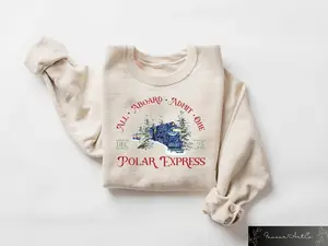 Polar Express Shirt, Christmas Gift For Family, Xmas Crewneck Sweater, Merry Christmas Hoodie, Christmas Gift Ideas