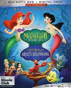 USED-The Little Mermaid II: Return to the Sea / The Little Mermaid: Ariel's Beginning [Blu-ray + DVD + Digital HD] (Blu-ray)