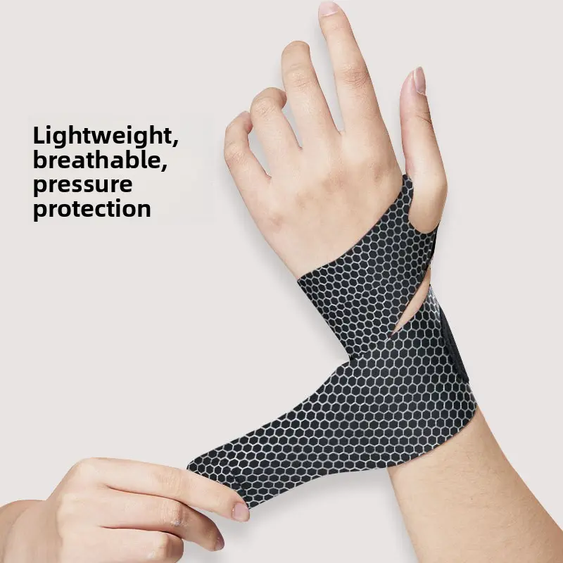 Ultra-Thin Mesh Wrist Brace Support - Breathable, Lightweight Compression for Carpal Tunnel Pain Relief, Arthritis, Badminton, Recovery Acceleration, Elastic Wraps for Left/Right Hands, Single Pack (Black, Skin Tone), Single Pack Skin Tone, Athletic, Ultr