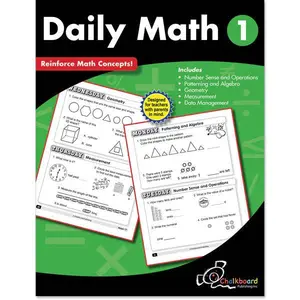 Daily Math Workbook, Grade 1