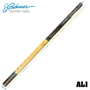 Pechauer Wood Stained Cue Stick with Inlay - AL1