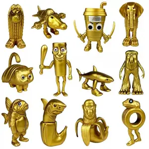 Italian Brain Rot Themed Character Statue Set, 12-Piece Mini for Home Decor, Collectible Room Decor, Creative Desktop Ornaments, Unique Collectibles