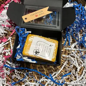 Artisanal Turmeric, Eucalyptus, and Aquaphor-Infused Bar Soap