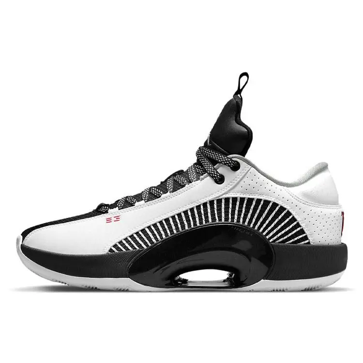 Jordan 35 Low PF White Black Stylish Comfortable Cushioned Durable Basketball Shoes Unisex CW2459-101