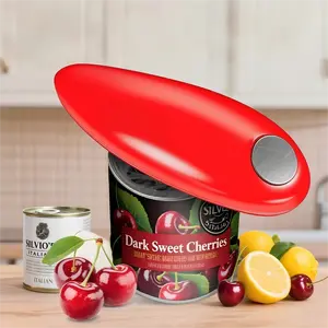 2026 New One-Touch Electric Can Opener - 360° Auto Rotate No Sharp Edge Can Opener with Magnet Function, Universal for All Can Sizes (Including Pet Food Cans), Kitchen Gadget for Seniors & Chefs