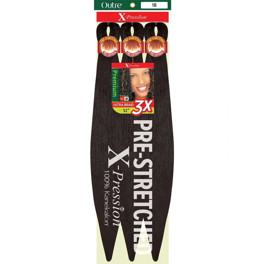 Outre X-Pression Pre-Stretched Braid 52" 3X Outre X-Pression Pre-Stretched Braid 52" 3X