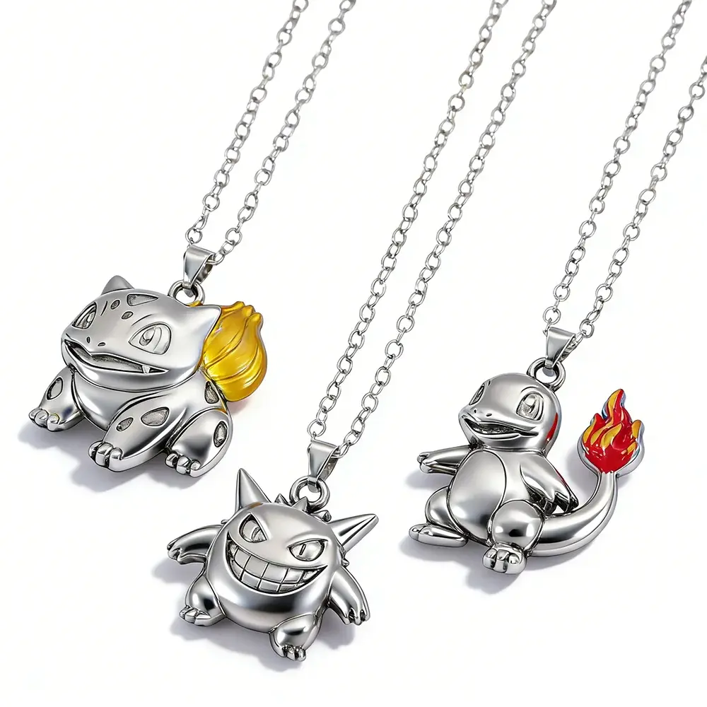 Cara alloy pendant necklace