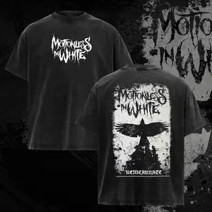 Motionless In White Band T-Shirt, alternative band merch, trending t-shirt, 90s graphic tee, vintage graphic tee, grunge aesthetic shirt, classic rock merch