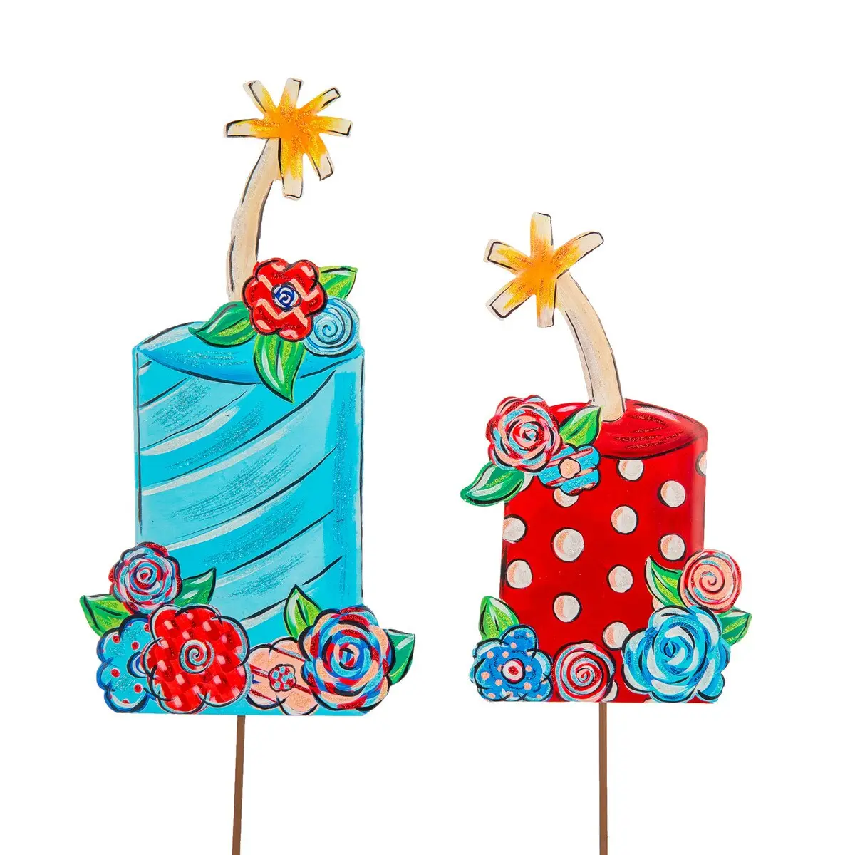 Whimsy Red & Blue Firecracker