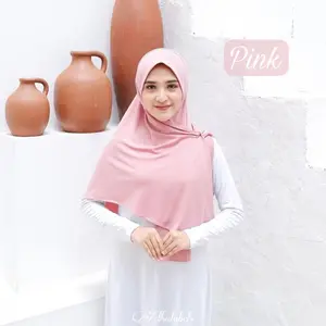 Adha Labels Instant Hijab Khimar Jersey Premium Nadine Daily Wear Hijab Machine Washable for All Seasons Comfortable and Stylish