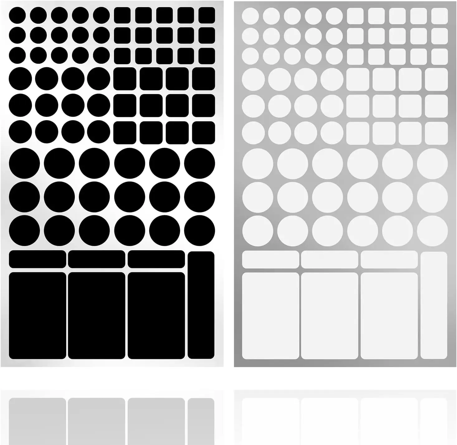LED Light Blocking Stickers,Light Blackout Stickers,2 Sheets Cover ...