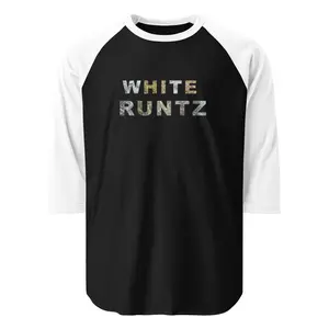 White Runtz Veggies | Unisex 3/4 Sleeve Raglan Shirt | Cannabis Inspired Apparel