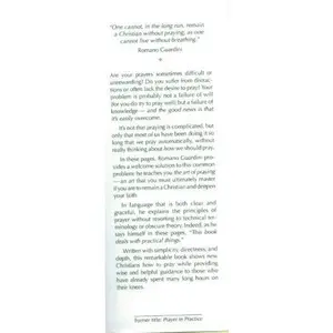 USED-The Art of Praying: The Principles and Methods of Christian Prayer/Formerly Entitled Prayer in Practice by Romano Guardini (Hardcover)
