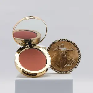 Pink Blush Powder - Long Lasting, Buildable, Perfect for All Skin Types Makeup Blend Cosmetic Brush Gentle Color Smooth