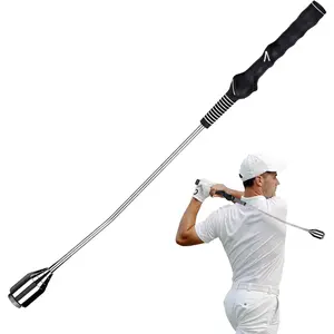Golf Swing Trainer, Golf Grip Trainer for Tempo & Path, 2 Weights for Iron &  Hitting Chipping, Non-Slip Right Hand  Swing  Aid Golfers & Men & Beginners
