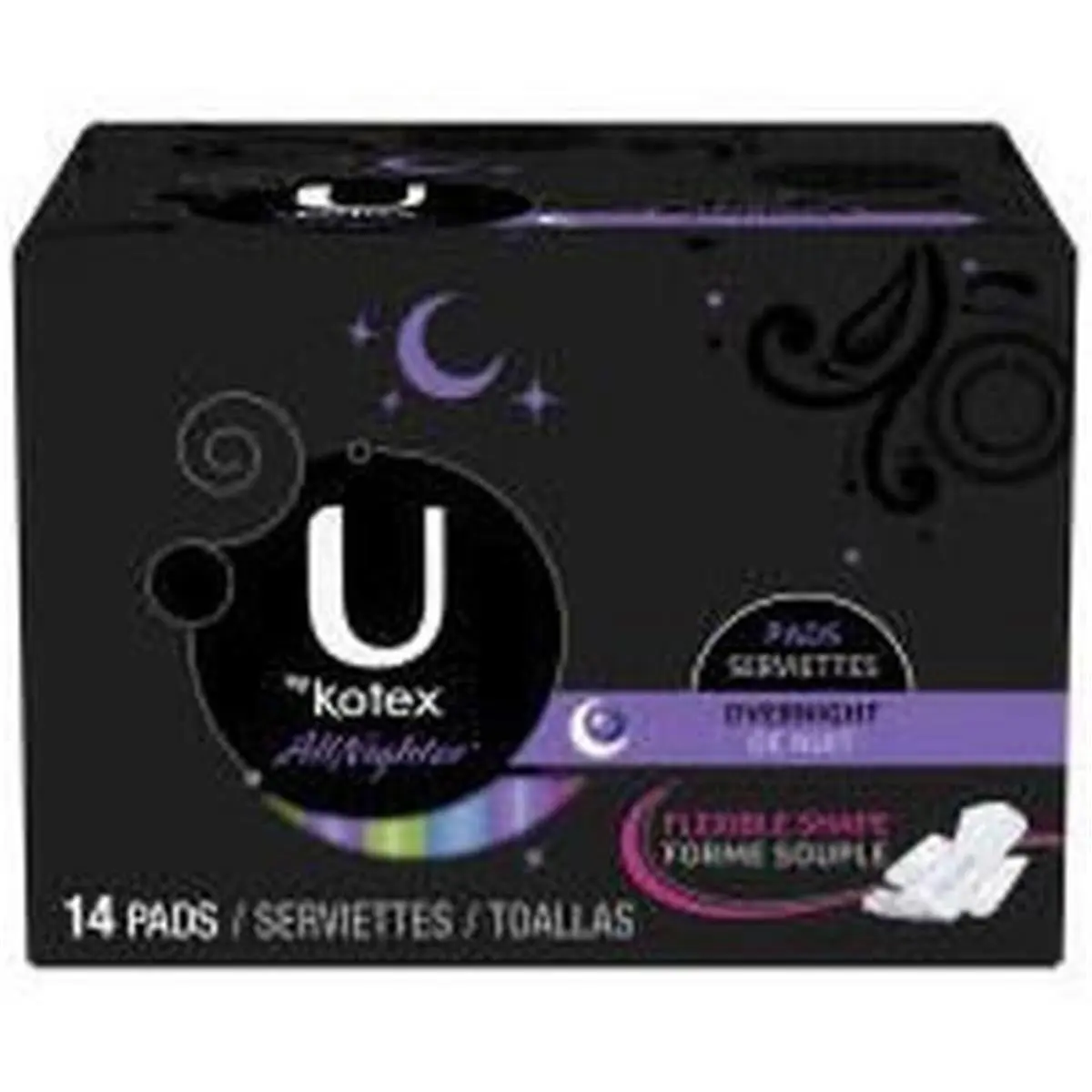 Kimberly Clark Perso 28742 Kotex All Nighter Ultra-Thin Sanitary Pads