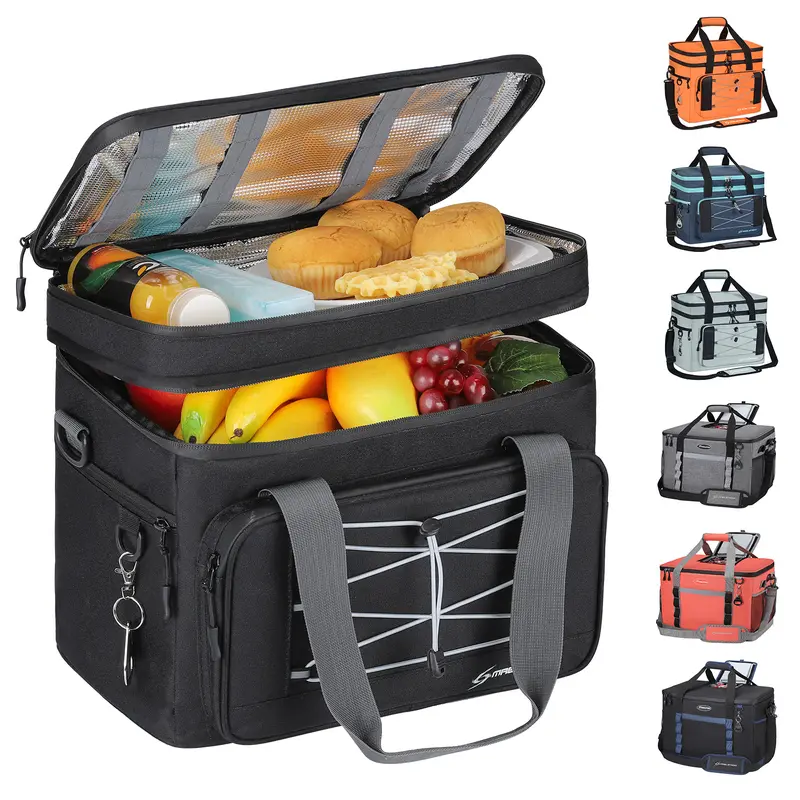 Maelstrom Cooler Backpack - 35/50 Can Insulated Soft Cooler Lunch Bag For Camping, Beach, Hiking & Shopping - View #9