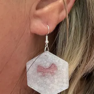 Cannon Creation Handmade Glitter Earrings - Unique & Lightweight Designs, Perfect for Gifts & Everyday Glam, $15 Each