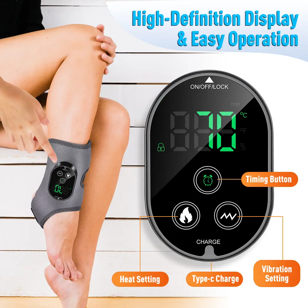Foot Ankle Support Heated Massager,6 Temperature Levels (45-70)3 Vibration Mode Foot Relaxation Machine,Foot Massage Tool for Women & Men, Vibration Machines 15-min timer heat Rechargeable Heating - TikTok Shop Foot Ankle Support Heated Massager,6 Temperature Levels (45-70)3 Vibration Mode Foot Relaxation Machine,Foot Massage Tool for Women & Men, Vibration Machines 15-min timer heat Rechargeable Heating - TikTok Shop
