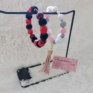 Silicone Beaded Wristlet