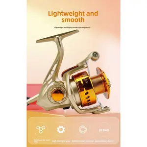 Lightweight Spinning Reel 5.2:1 High Speed Smooth Drag Fishing Reel, 1000-7000 Series Saltwater Freshwater Reel for Bass Trout