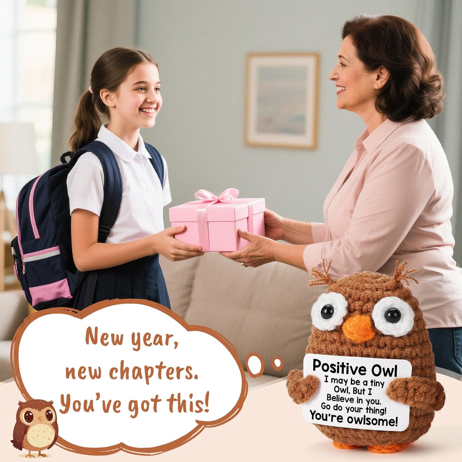 Adorable owl gifts perfect for any occasion, charming owl gifts for women that feel thoughtful and unique, cuddly owl stuffed animal for cozy comfort, stylish owl decor to brighten any space, and fun small stocking stuffers for kids that are easy to pack