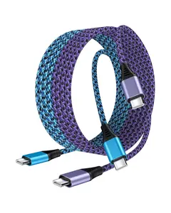 2Pack/3FT USB C to USB C Charger Cable for Samsung Galaxy A17 A16 A56 A55 A36 A26 S25Ultra S24 S23 Z Fold 7, 60W USB C Charging Cable Fast Charge Type C to C Cord for iPhone 17/16Pro/15, iPad Pro Air