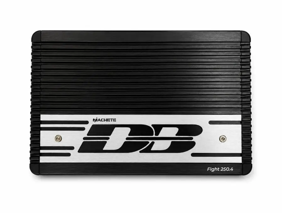 MACHETE FIGHT 250.4 Compact Audio Amplifier - 250W, 4-Channel Amplifier for Phones & Electronics Audio Systems
