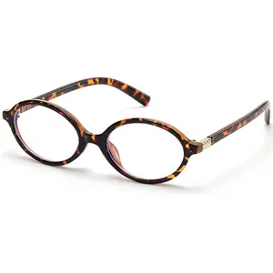 Retro Oval Blue Light Glasses for Women Fashion  Glasses Bluelight Blocking Eyewear  Frame