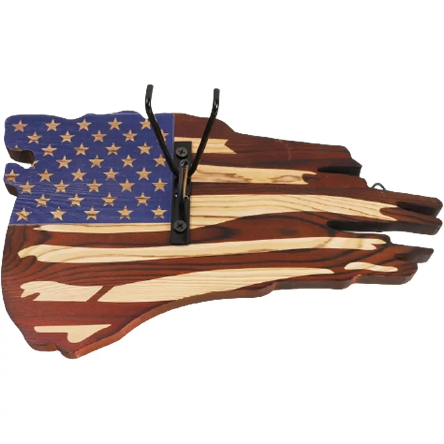 European Mount Skull Hanger, USA Flag Decor Hooker Pedestal, Deer Antler Mounting Kit, Perfect Prey Display Rack for Hanging and Mounting Taxidermy Deer Antlers and Other Skulls (Hanger Kit-Small A)