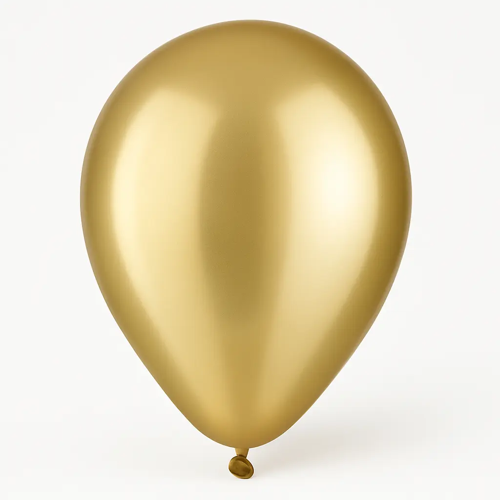 Elegant Gold Pearl Latex Balloons, 24-Inch, Pack of 4
