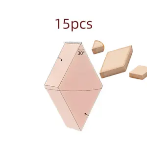 15pcs Disposable Makeup Sponges, Dry Wet Use, Detail Application for Nose Wings Eye Corners, Ensures Even Coverage