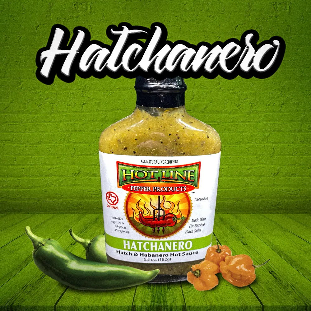 Hatchanero Hot Sauce | Hatch Chile + Habanero | Texas Small Batch Gluten Free 6.5oz