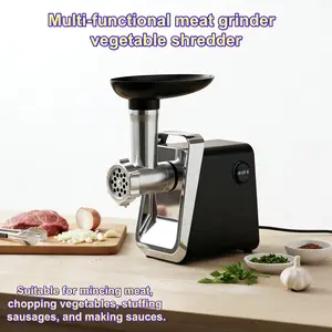 Multifunctional Electric Meat Grinder | Vegetable Chopper & Sausage Stuffer | Home Use Food Processor for Ground Meat, Sausages & Sauces