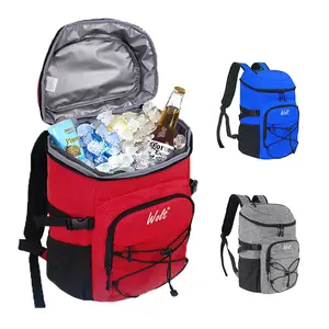WOLT 24-Can Cooler Backpack,Insulated,Lightweight & Waterproof with Bottle Opener - The Ultimate Choice for Outdoor Activities Fathersdaygifts Thermal Bag Carrier Hiking Travel Essentials Canvas Nylon