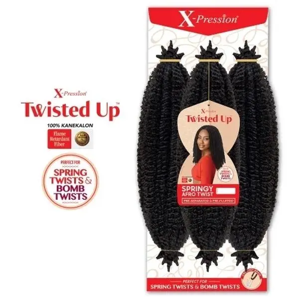 Outre Springy 3X Afro Twist 16” Crochet Hair