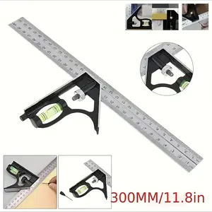 Multifunctional Adjustable Woodworking Tool Set, Precision Angle Measuring Instrument, Durable Metal Design, Construction Tools