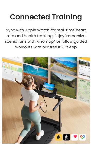 WalkingPad  MX10 Vertical Fold Treadmill | Upright Storage & 6.5MPH